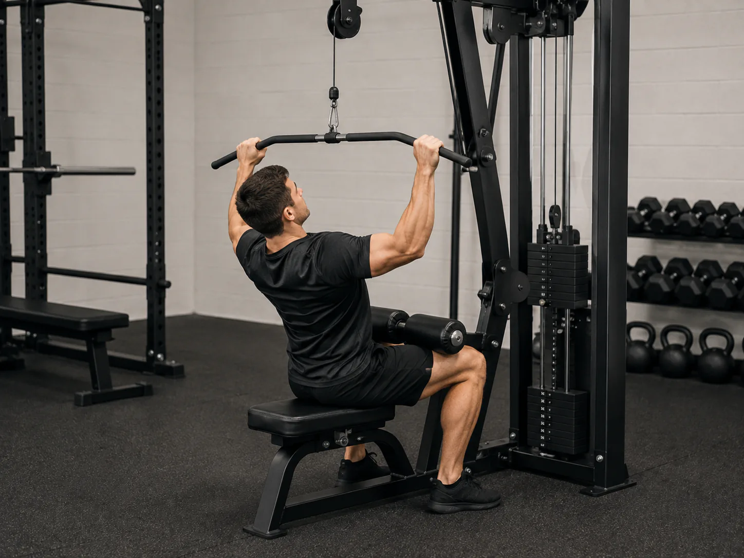 Lat pulldown exercise