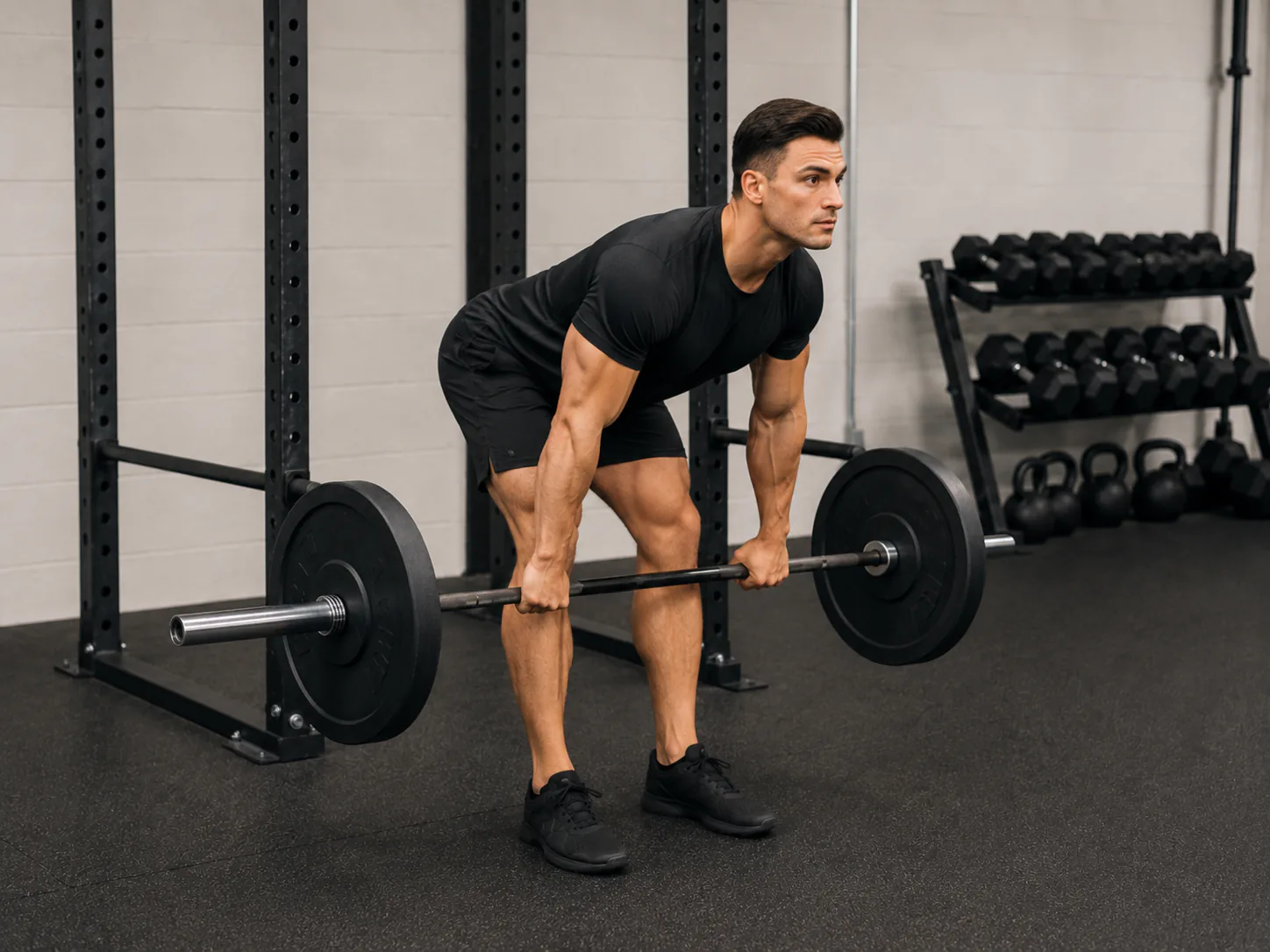 Romanian deadlift exercise