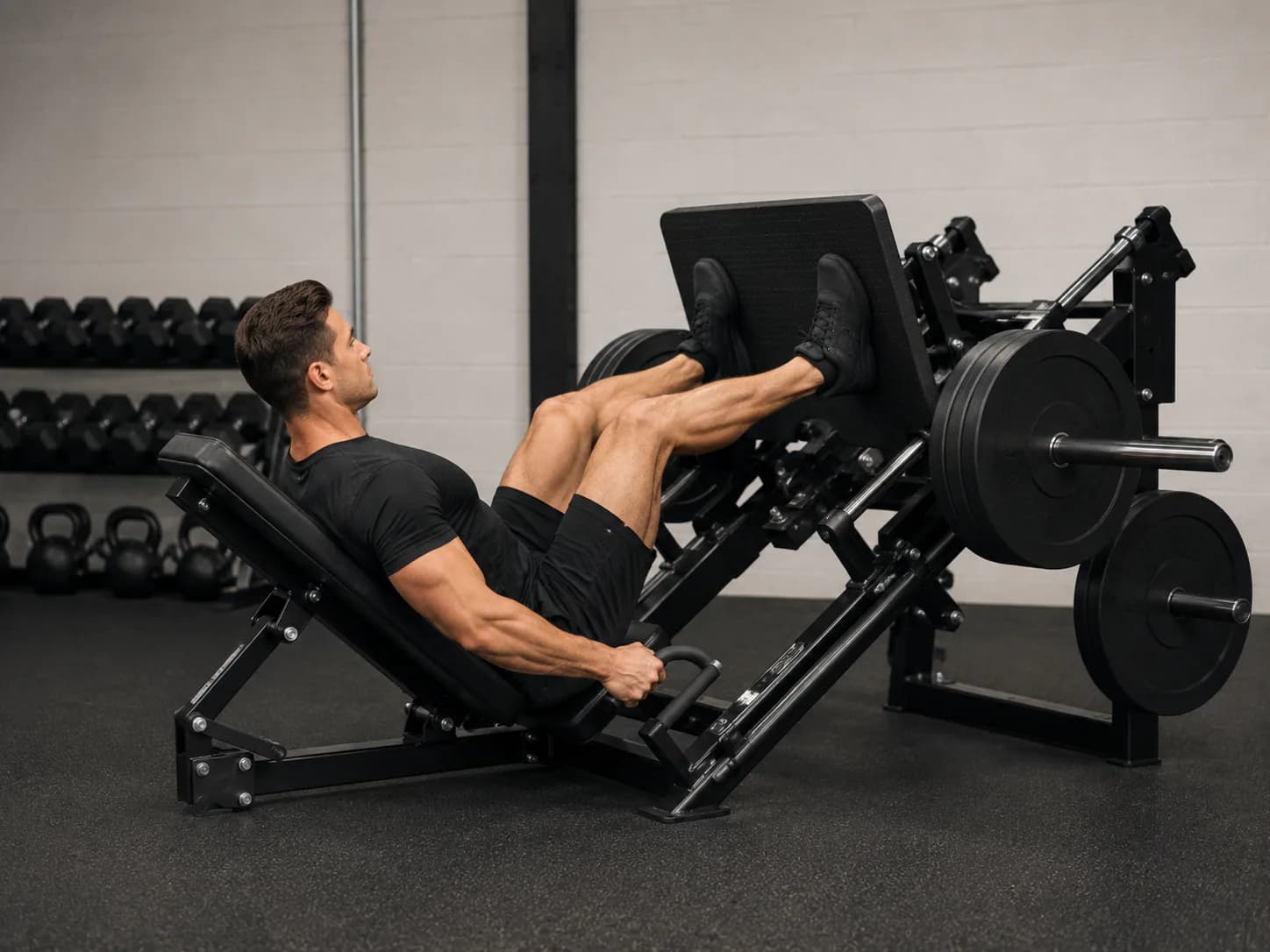 Leg press exercise